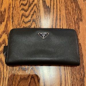 Authentic Prada Saffiano Wallet